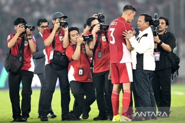 Prabowo: Bersyukur Timnas Menang atas China, Insha Allah Menuju Piala Dunia!