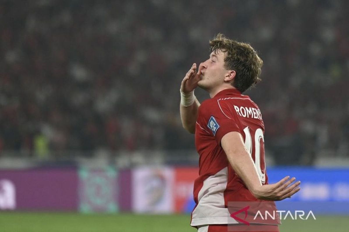 Penalti Ole Romeny Bawa Indonesia Memimpin atas China di Babak Pertama